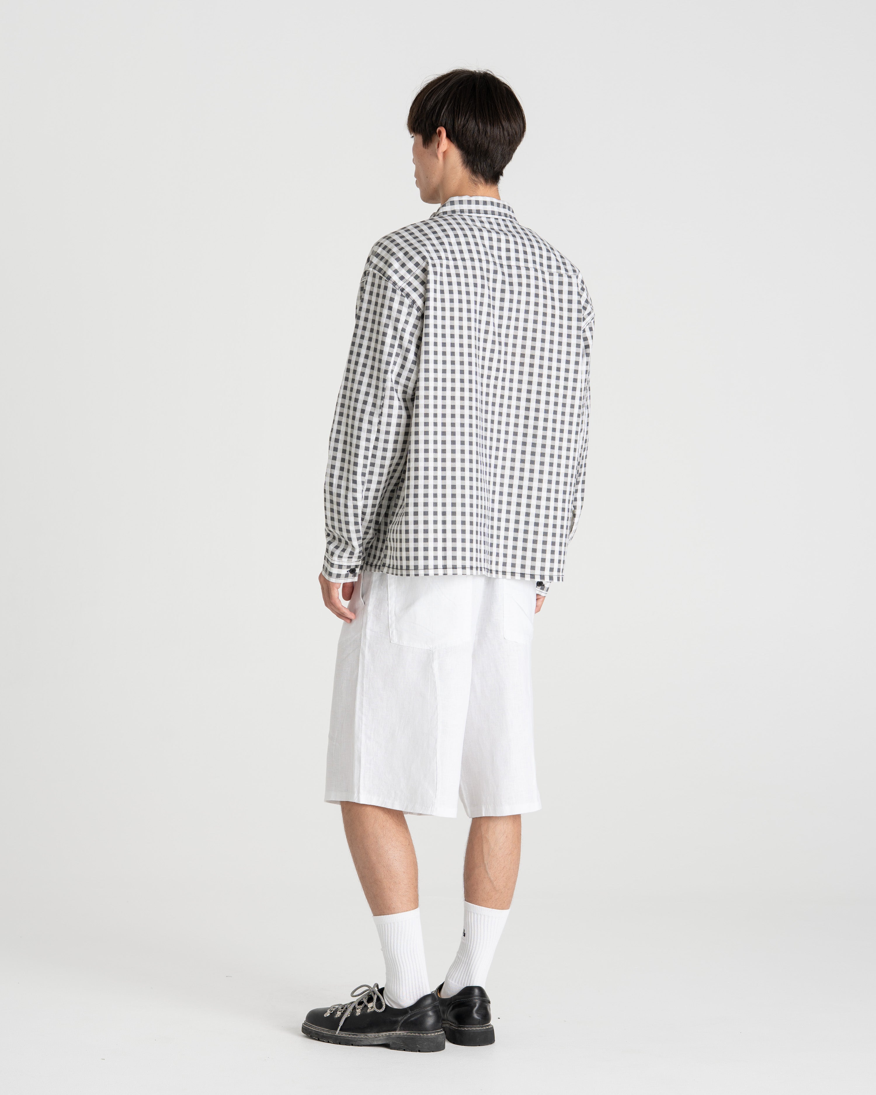 Checked Shirt Black
